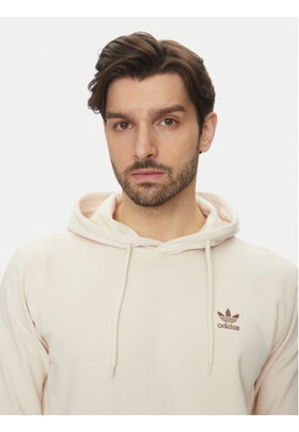 Adidas - adidas Bluza Trefoil Essentials JD2408 Écru Regular Fit. Materiał: bawełna