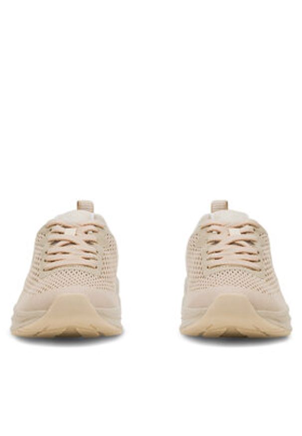 Kappa Sneakersy SS24-3C009-W Beżowy. Kolor: beżowy. Materiał: materiał, mesh