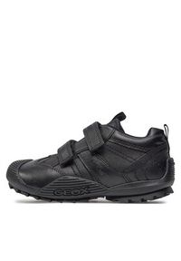 Geox Sneakersy J Savage A J0424A 00043 C9999 S Czarny. Kolor: czarny. Materiał: skóra #4