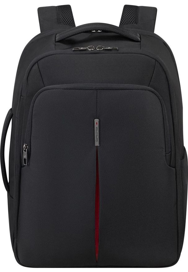 Samsonite 155199 1041 15.6'' Guardit 3.0 czarny. Kolor: czarny. Materiał: tkanina, materiał. Styl: casual, biznesowy