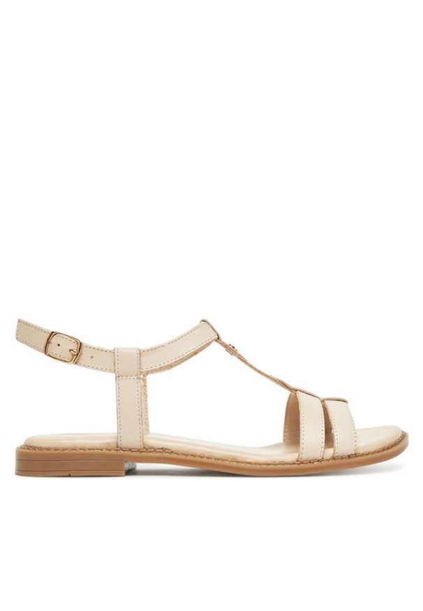 Lasocki Sandały EST-AFIONA-10 Beżowy. Kolor: beżowy. Materiał: skóra