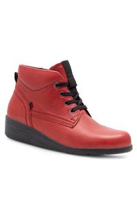 Go Soft Trzewiki WI16-JANE ZULA-03 Czerwony. Kolor: czerwony. Materiał: skóra #7