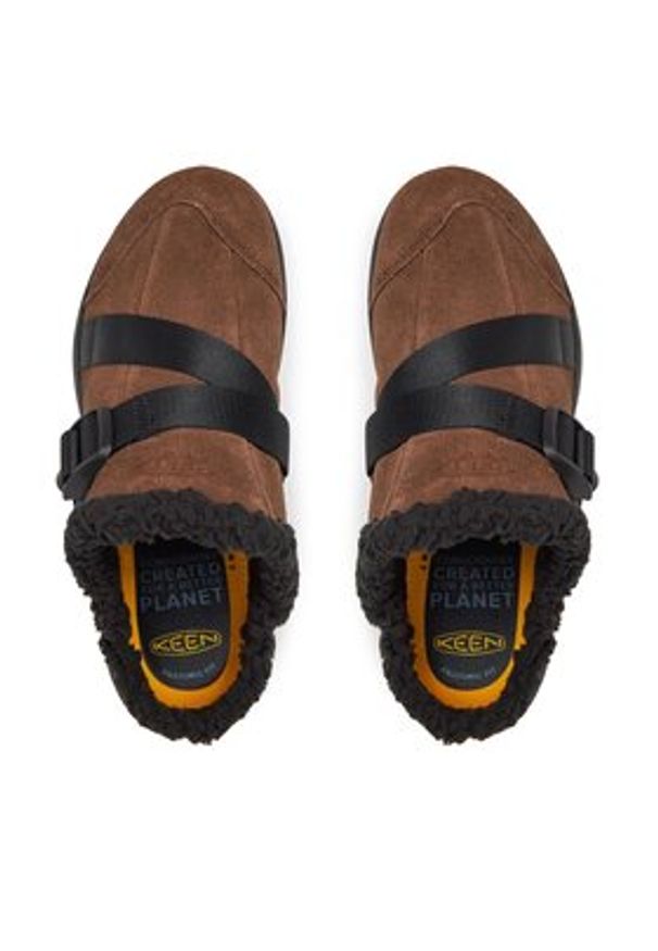 keen - Keen Kapcie Hood Clog 1026801 Szary. Kolor: szary. Materiał: materiał