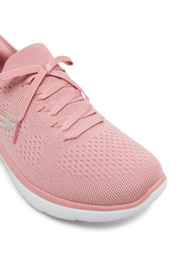skechers - Skechers Sneakersy Summits-New Daily 150263/ROS Różowy. Kolor: różowy. Materiał: materiał