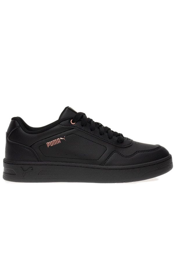 Buty Puma Court Classy 39502102 - czarne. Okazja: na co dzień. Kolor: czarny. Materiał: guma, syntetyk, skóra. Szerokość cholewki: normalna