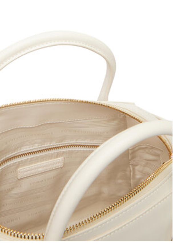 TOMMY HILFIGER - Tommy Hilfiger Torebka AW0AW18532 Kremowy. Kolor: kremowy. Materiał: skórzane