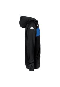 Bluza z kapturem Kappa Dacciozi. Typ kołnierza: kaptur. Kolor: czarny, niebieski, wielokolorowy. Sport: fitness
