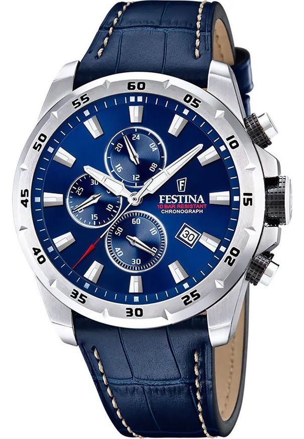 Zegarek Festina Zegarek męski Festina F20692-2 niebieski. Kolor: niebieski