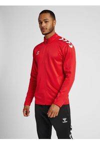 Bluza sportowa dla dorosłych Hummel Core XK Poly Zip Sweat. Kolor: czerwony, różowy, wielokolorowy