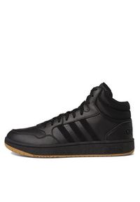 Adidas - adidas Sneakersy Hoops 3.0 Mid Classic Vintage Shoes GY4745 Czarny. Kolor: czarny. Materiał: materiał #2