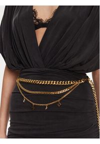 Elisabetta Franchi Sukienka koktajlowa AB-765-51E2 Czarny Regular Fit. Kolor: czarny. Materiał: syntetyk. Styl: wizytowy #5