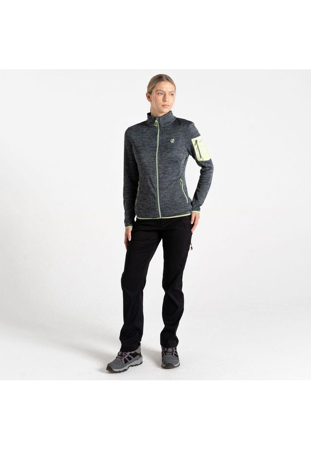 DARE 2B - Torrek damski górski zamek błyskawiczny przez polar. Kolor: szary. Materiał: polar. Sezon: zima. Sport: narciarstwo