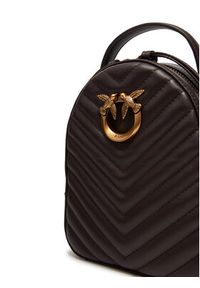 Pinko - PINKO Plecak Love Click Mini Backpack PE 25 PLTT 103614 A1J2 Brązowy. Kolor: brązowy. Materiał: skóra #6