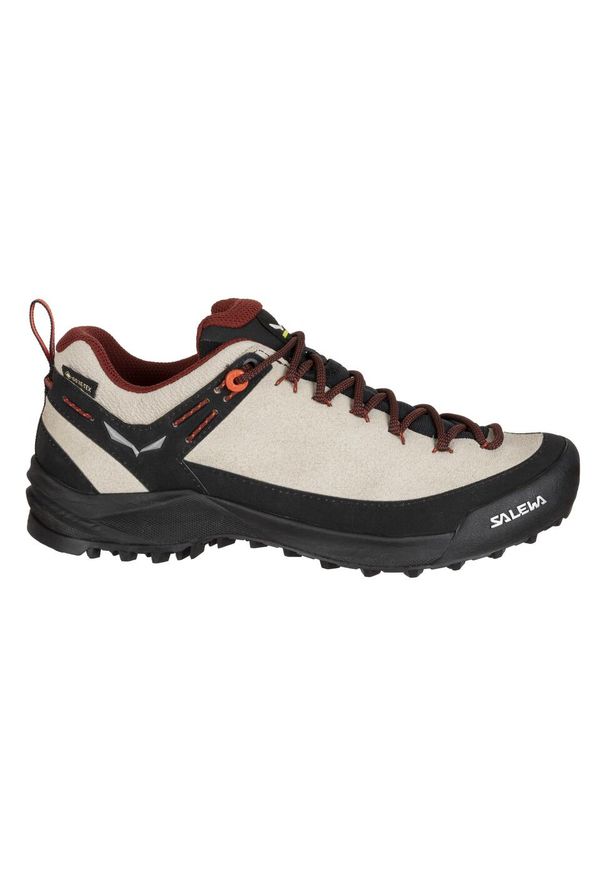 Buty Podejściowe Damskie Salewa Wildfire Leather Gtx. Kolor: wielokolorowy, beżowy, czarny. Materiał: zamsz, materiał, syntetyk. Szerokość cholewki: normalna