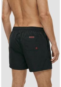 Guess - GUESS Czarne krótkie męskie kąpielówki New Basic, Rozmiar XXL. Kolor: czarny. Długość: krótkie #2