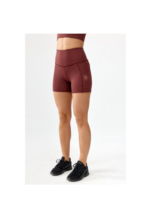 ROUGH RADICAL - Spodenki szorty damskie treningowe fitness Rough Radical Hamptons Shorts. Kolor: czerwony, wielokolorowy, brązowy. Sport: fitness