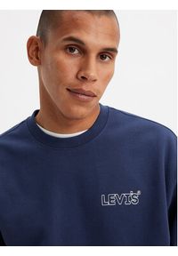 Levi's® Bluza Graphic 38712-0242 Granatowy Relaxed Fit. Kolor: niebieski. Materiał: bawełna