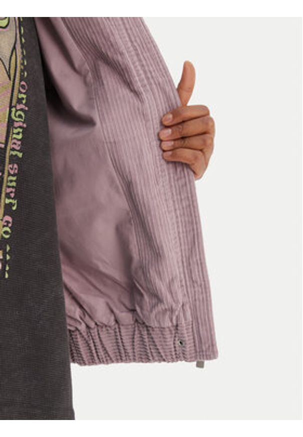 Roxy Kurtka przejściowa Slow Song II ERJJK03646 Fioletowy Relaxed Fit. Kolor: fioletowy. Materiał: bawełna, sztruks