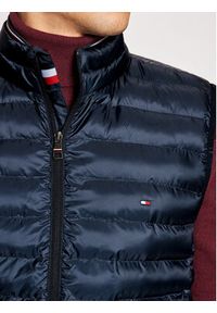 TOMMY HILFIGER - Tommy Hilfiger Bezrękawnik Core Circular MW0MW18762 Granatowy Regular Fit. Kolor: niebieski. Materiał: syntetyk. Długość rękawa: bez rękawów #4