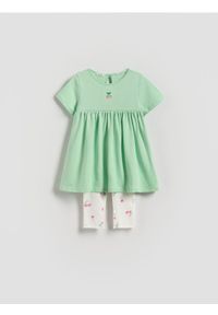 Reserved - Bawełniany komplet - złamana biel. Materiał: bawełna #1