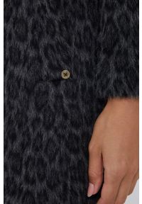 Pennyblack Płaszcz wełniany kolor szary przejściowy oversize. Kolor: szary. Materiał: wełna. Styl: klasyczny #6