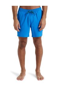 Quiksilver - Szorty kąpielowe dla Mężczyzn SURFSILK SOLID 16" Niebieski. Kolor: niebieski. Materiał: elastan, poliester, materiał. Styl: sportowy