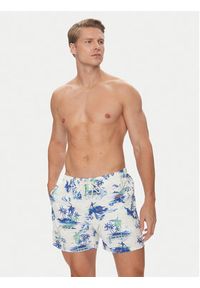 TOMMY HILFIGER - Tommy Hilfiger Szorty kąpielowe UM0UM03491 Kolorowy Regular Fit. Materiał: syntetyk. Wzór: kolorowy #4
