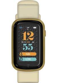 Smartwatch Techmade TM-STEPS-GD Beżowy. Rodzaj zegarka: smartwatch. Kolor: beżowy #1