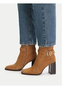 Badura Botki EO-VIV-1 Brązowy. Kolor: brązowy. Materiał: zamsz, skóra #5