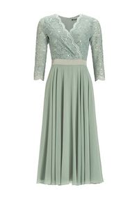 Swing Sukienka koktajlowa 5AE29100 Zielony Regular Fit. Kolor: zielony. Materiał: syntetyk. Styl: wizytowy #6