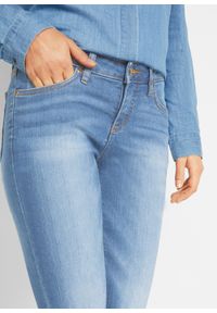 bonprix - Dżinsy ze stretchem skinny, mid waist. Kolor: niebieski #3