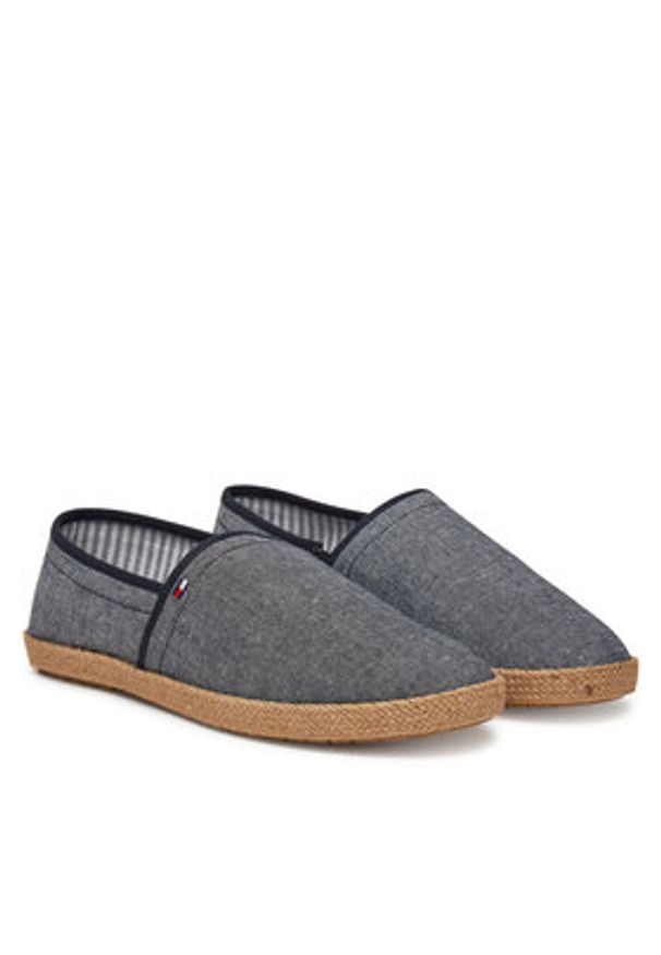 TOMMY HILFIGER - Tommy Hilfiger Espadryle Hilfiger Chambray Espadrille FM0FM05391 Niebieski. Kolor: niebieski. Materiał: materiał