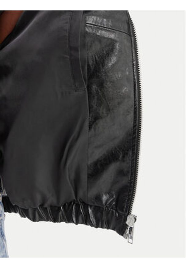 MICHAEL Michael Kors Kurtka z imitacji skóry MR620K5DTW Czarny Regular Fit. Kolor: czarny. Materiał: skóra