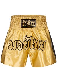 Szorty bokserskie Benlee Goldy. Kolor: czarny, żółty, wielokolorowy. Sport: fitness
