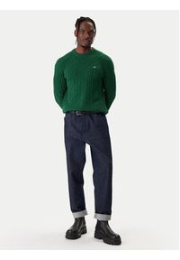 GANT - Gant Sweter 8050213 Zielony Regular Fit. Kolor: zielony. Materiał: wełna #2