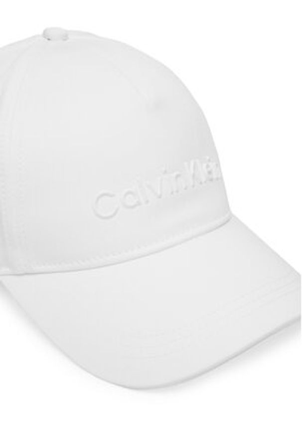 Calvin Klein Czapka z daszkiem K50K511987 Biały. Kolor: biały. Materiał: bawełna