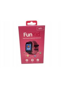 GepardWatches - Setty smartwatch Kids FunKid Różowy. Rodzaj zegarka: smartwatch. Kolor: różowy #1