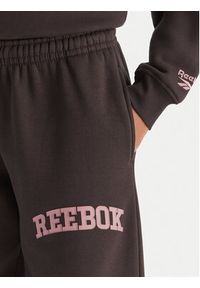 Reebok Spodnie dresowe Marvs RK25165CCW Brązowy Regular Fit. Kolor: brązowy. Materiał: bawełna #3