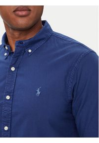 Polo Ralph Lauren Koszula 710804257507 Niebieski Regular Fit. Typ kołnierza: polo. Kolor: niebieski. Materiał: bawełna #5