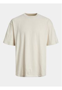 Jack & Jones - Jack&Jones T-Shirt Bradley 12249319 Beżowy Regular Fit. Kolor: beżowy. Materiał: bawełna