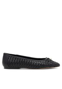 Nine West Baleriny 123AL1260 Czarny. Kolor: czarny. Materiał: skóra