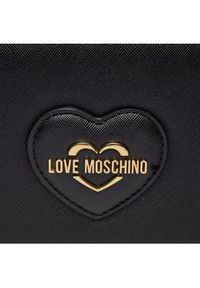 Love Moschino - LOVE MOSCHINO Torebka JC4268PP0IKL0000 Czarny. Kolor: czarny. Materiał: skórzane