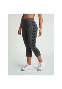 Legginsy Sportowe 3/4 Hummel Hmlci Seamless Tights. Kolor: czarny. Sport: fitness, joga i pilates