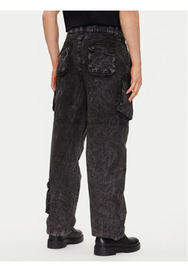 Alpha Industries Jeansy Canvas Acid Pant 156212 Czarny Regular Fit. Kolor: czarny
