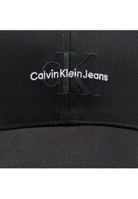 Calvin Klein Czapka z daszkiem Mono Logo Embro K60K612317 Czarny. Kolor: czarny. Materiał: bawełna