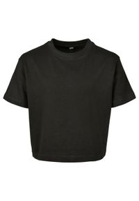 BUILD YOUR BRAND - Koszulka Z Dżerseju Dla Dziewcząt. Kolor: czarny. Materiał: jersey