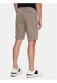 BOSS - Boss Szorty materiałowe Chino-Slim-Shorts 50513035 Brązowy Slim Fit. Kolor: brązowy. Materiał: bawełna #5