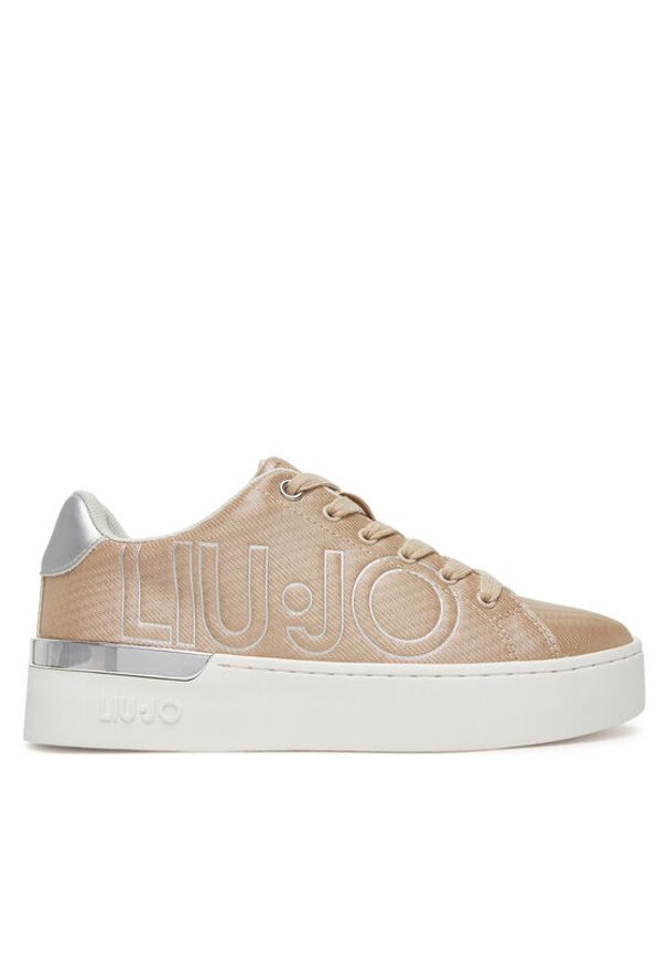 Liu Jo Sneakersy 4A5703 EX099 Beżowy. Kolor: beżowy. Materiał: skóra