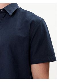 Selected Homme Koszula 16079057 Granatowy Slim Fit. Kolor: niebieski. Materiał: bawełna #6