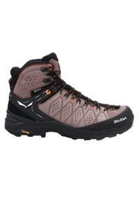 Buty trekkingowe Salewa Ms Alp 2. Kolor: beżowy. Materiał: materiał, syntetyk, guma, zamsz. Sezon: zima #1